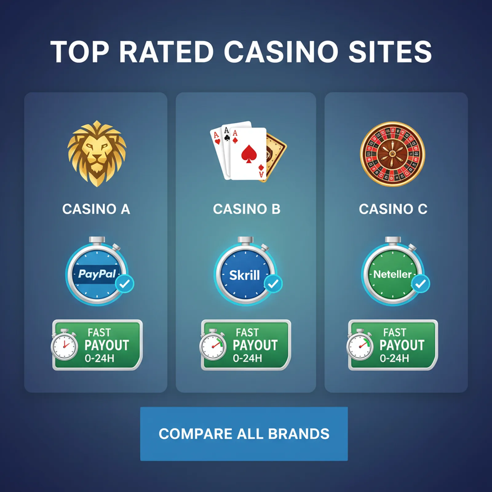Best Fast Withdrawal Casinos in the UK